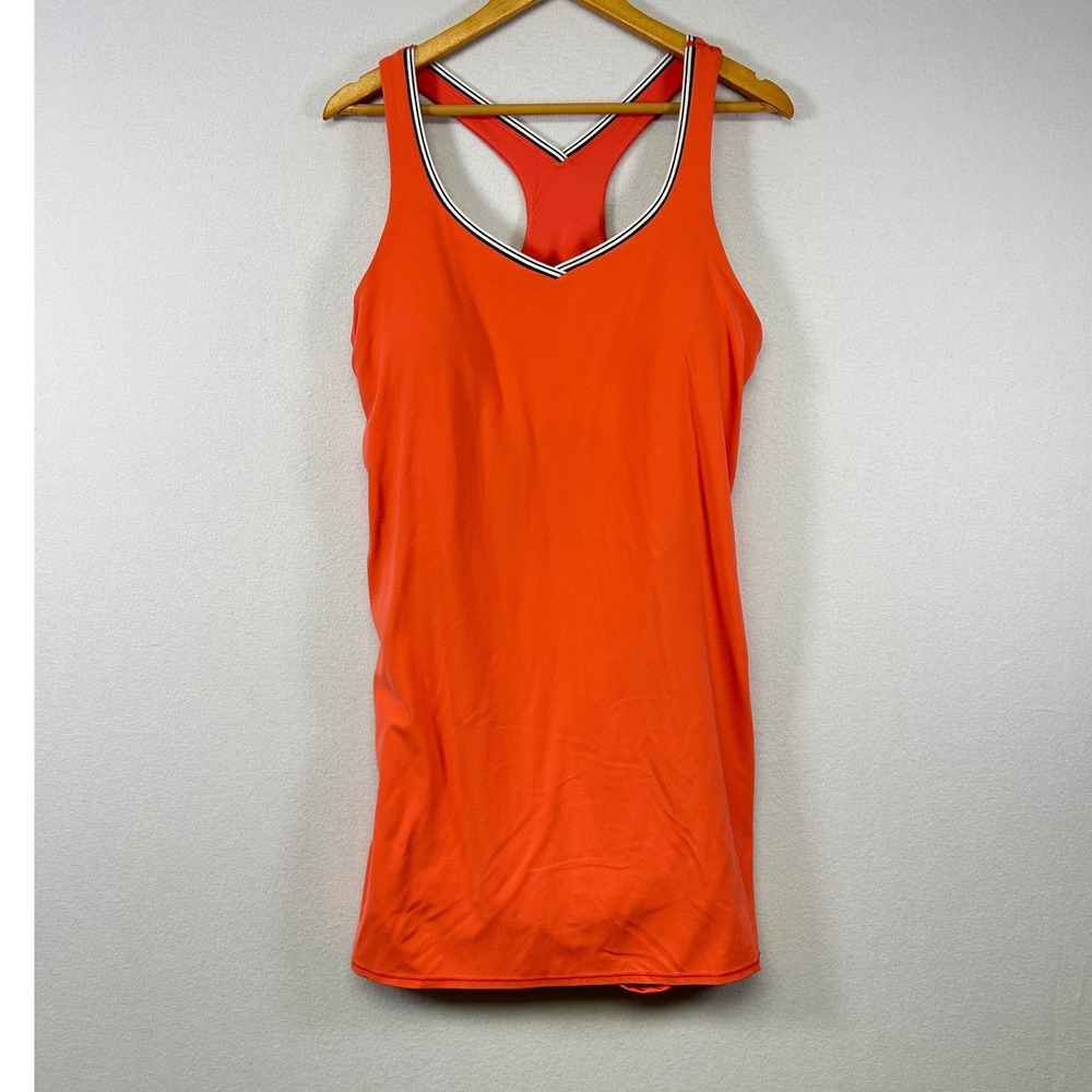 Golf All in Motion Athletic Dress Women XL Racerback Built-in Shorts Striped